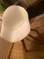Witte kuipstoelen, Huis en Inrichting, Stoelen, Wit, Zo goed als nieuw, Vier, Modern