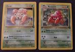 Pokemonkaarten Pares - Parasect (1ste editie + jungle), Hobby en Vrije tijd, Verzamelkaartspellen | Pokémon, Ophalen of Verzenden