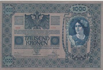 Setje van 2 Oostenrijk 1000 KRONA 1902