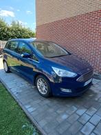 Ford Grand C-Max 2.0 TDCI Titanium, Auto's, Ford, Monovolume, Blauw, Leder, 5 deurs