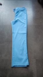 2 moderne damesbroeken l.blauw en zwart maat 40, Ophalen, Maat 38/40 (M), Blauw