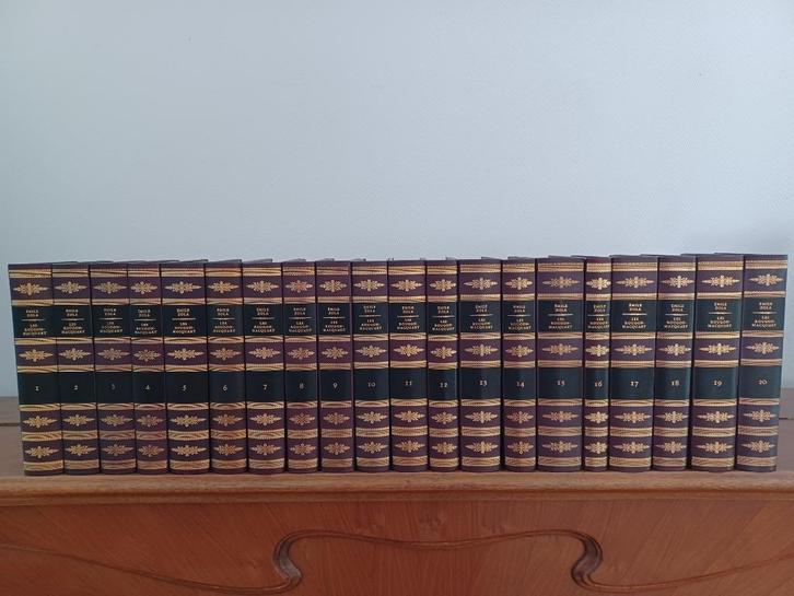 Les Rougon-Macquart - Zola - Edition complète de 20 volumes, Boeken, Romans, Zo goed als nieuw, Ophalen