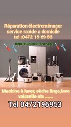 Réparation électroménager a domicile ️ tel 0472196953, Electroménager