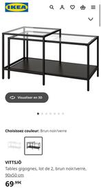 Table basse Ikea VITTSJÖ, Ophalen, Gebruikt, Glas