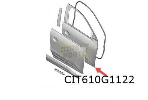 Citroën C4 (10/20-) voorportier Rechts (E-C4) (te spuiten) O, Autos : Pièces & Accessoires, Carrosserie & Tôlerie, Porte, Citroën