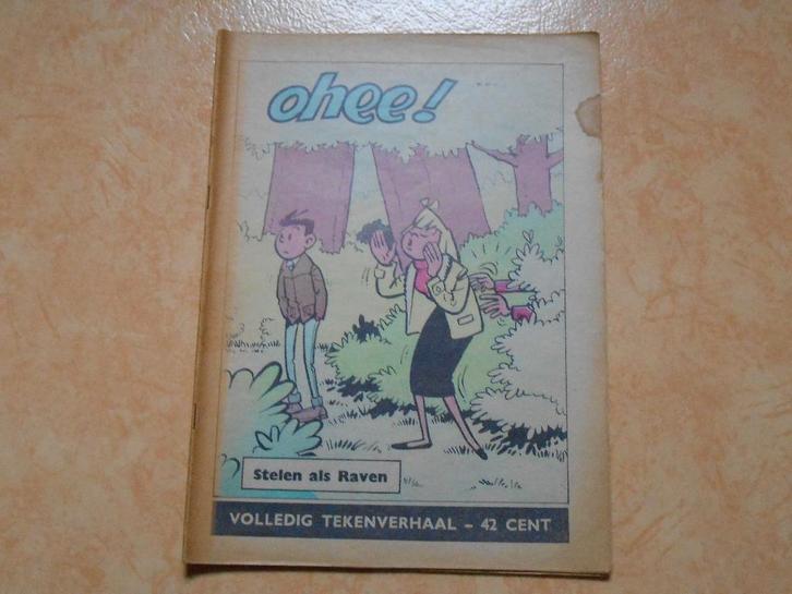 ohee 22b Stelen als raven 1963 1 ste druk. Nederlandse versi, Livres, BD, Utilisé, Une BD, Enlèvement ou Envoi