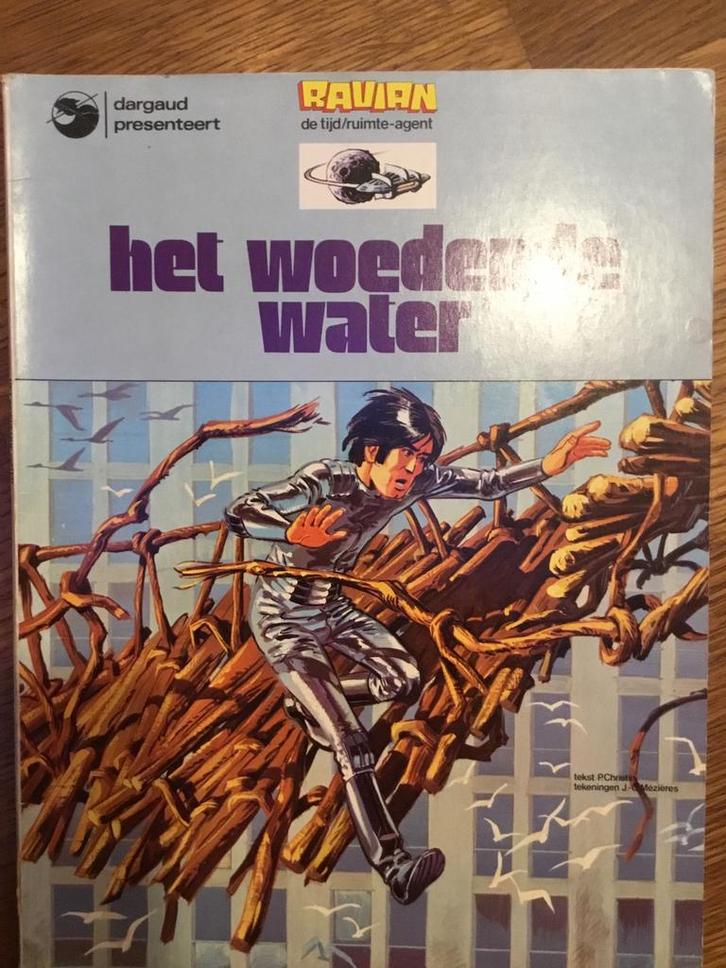 3 stripverhalen “Ravian de tijd/ruimte-agent”, Boeken, Stripverhalen, Gelezen, Ophalen of Verzenden