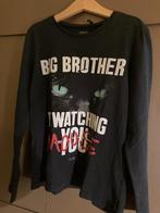 Tee-shirt noir IKKS 10 ans "big brother is watching you", Jongen of Meisje, Gebruikt, Ophalen of Verzenden, Shirt of Longsleeve