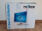 19 inch (19")  PC monitor Proview LP917AW, Ophalen of Verzenden, Gebruikt, VGA
