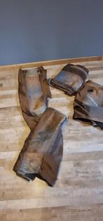 Halfverduisteringsgordijnen, Huis en Inrichting, Stoffering | Gordijnen en Lamellen, Ophalen, Gebruikt, Bruin, 100 tot 150 cm