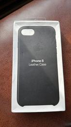 Iphone 8 leather case zwart, Telecommunicatie, Mobiele telefoons | Hoesjes en Screenprotectors | Apple iPhone, Ophalen, Nieuw