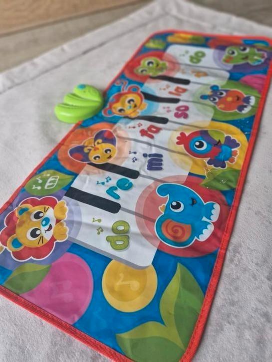 Muzikale piano speelmat Playgro, Kinderen en Baby's, Speelgoed | Babyspeelgoed, Zo goed als nieuw, Speelkleed, Met licht, Met geluid