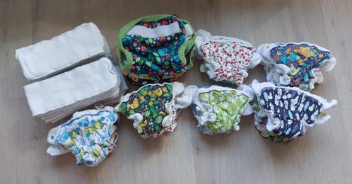 Volledig pakket wasbare newborn luiers Petit Lulu, Kinderen en Baby's, Badjes en Verzorging, Zo goed als nieuw, Overige typen