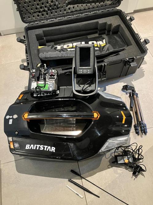karpervissen - Toslon voerboot, Watersport en Boten, Hengelsport | Karpervissen, Zo goed als nieuw, Complete set, Ophalen