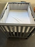 Baby park, incl. omranding + wieltjes + matras + overhoezen, Ophalen, Gebruikt, Rechthoekig, In hoogte verstelbaar