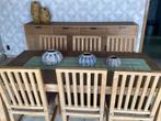 Compleet eetkamer, Huis en Inrichting, Complete eetkamers, Ophalen, Gebruikt, Rustiek, 4 tot 6 stoelen