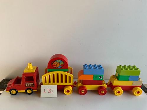 LEGO L50: DUPLOTREINTJE, Kinderen en Baby's, Speelgoed | Duplo en Lego, Gebruikt, Lego, Losse stenen, Ophalen of Verzenden