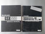 Service manual Suzuki GSX550, Motoren, Ophalen of Verzenden, Suzuki