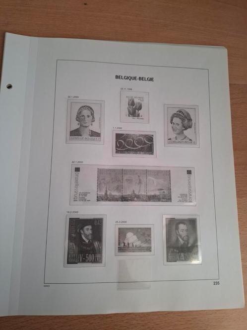 davo supplement belgie 2000/2003, Postzegels en Munten, Postzegels | Volle albums en Verzamelingen, Ophalen of Verzenden