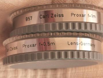 Deux bagues Zeiss macro Proxar B57 pour Hassenblad