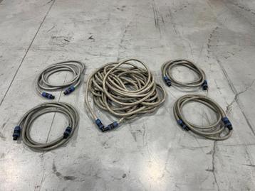 15m + 4x3m speakerkabel 4P 4x2,5mm2 10x Neutrik NL4FC beschikbaar voor biedingen