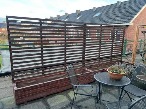Plantenbakken 200x40x36 met optie klimrek 176cm hoog !, Tuin en Terras, Bloembakken en Plantenbakken, Nieuw, Hout, Binnen, Balkon