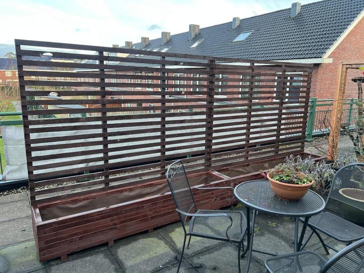 Plantenbakken 200x40x36 met optie klimrek 176cm hoog !, Tuin en Terras, Bloembakken en Plantenbakken, Nieuw, Hout, Binnen, Balkon