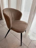 5x velvet bruin stoel, Huis en Inrichting, Stoelen, Ophalen, Zo goed als nieuw, Bruin
