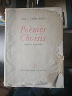 Emile Verhaeren. Poèmes Choisis, boek, Ophalen of Verzenden, Zo goed als nieuw