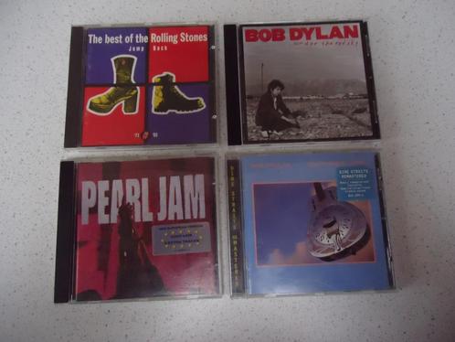 Lot 165 /4 CD's van "The Rolling Stones, Bob Dylan, Pearl, Cd's en Dvd's, Cd's | Pop, Gebruikt, Ophalen of Verzenden