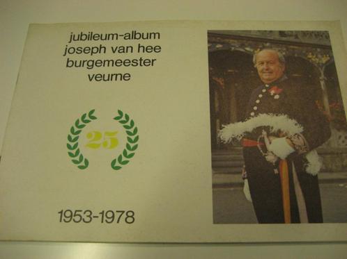 Jubileum-album Joseph Van Hee, Burgemeester Veurne, Boeken, Biografieën, Ophalen of Verzenden