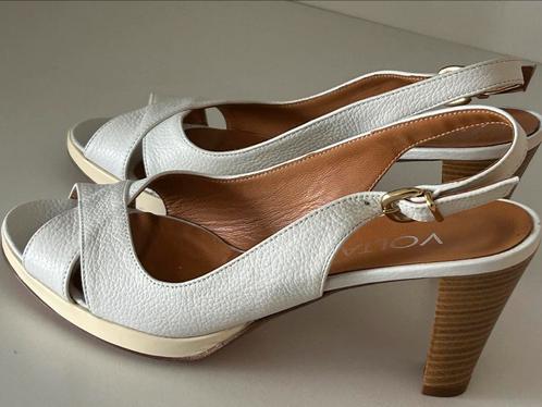Voltan damesschoen, Kleding | Dames, Schoenen, Nieuw, Schoenen met hoge hakken, Wit, Ophalen of Verzenden