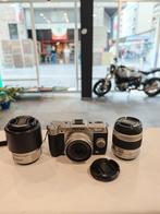 Pentax Q + lenzen in nieuwstaat, Audio, Tv en Foto, Fotocamera's Digitaal, Ophalen of Verzenden, Zo goed als nieuw, Pentax