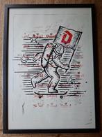 Duvel zeefdruk, Ophalen