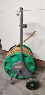 Tuinslangen wagen met tuinslang, Enlèvement, Comme neuf, Tuyau d'arrosage