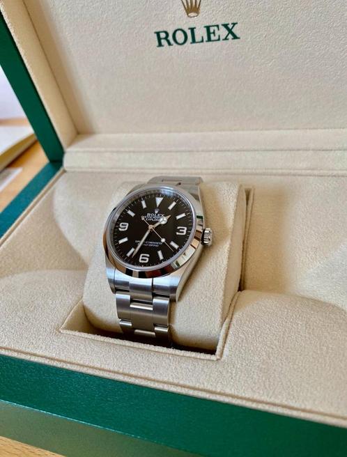 Nieuwstaat Rolex Explorer 36mm 124270 2021 Watch Horloge, Handtassen en Accessoires, Sporthorloges, Zo goed als nieuw, Ophalen of Verzenden