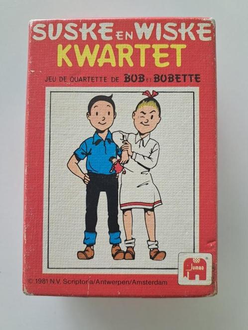 Quatuor Vintage - Suske en Wiske - 1981 - Scriptoria, Collections, Personnages de BD, Utilisé, Livre ou Jeu, Bob et Bobette, Enlèvement ou Envoi