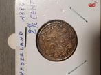Nederland 2  1/2.cent 1886 mooie oude verzamelmunt, Ophalen of Verzenden
