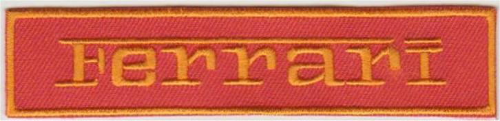 Ferrari stoffen opstrijk patch embleem #7, Collections, Marques automobiles, Motos & Formules 1, Neuf, Envoi