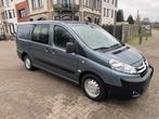 CITROEN JUMPY 2.0 HDI DUBBELE CABINE 2013 194000KM AC EURO5, Auto's, Voorwielaandrijving, Euro 5, Stof, Blauw