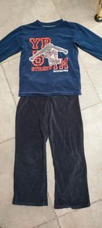 Warme velvet pyjama mt 140 (zie foto's), Kinderen en Baby's, Kinderkleding | Maat 140, Ophalen of Verzenden, Gebruikt, Jongen