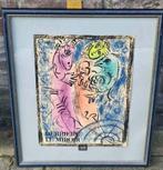 Lithographie derrière le miroir de marc chagall, Antiek en Kunst, Kunst | Litho's en Zeefdrukken, Ophalen of Verzenden