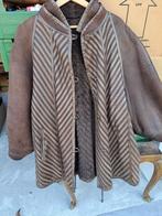Vintage leder jas, dames, XL, Kleding | Dames, Ophalen of Verzenden, Zo goed als nieuw, Maat 42/44 (L), Bruin