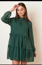 Belle robe vert foncé - taille XS, Enlèvement ou Envoi, Comme neuf, Taille 34 (XS) ou plus petite, Vert