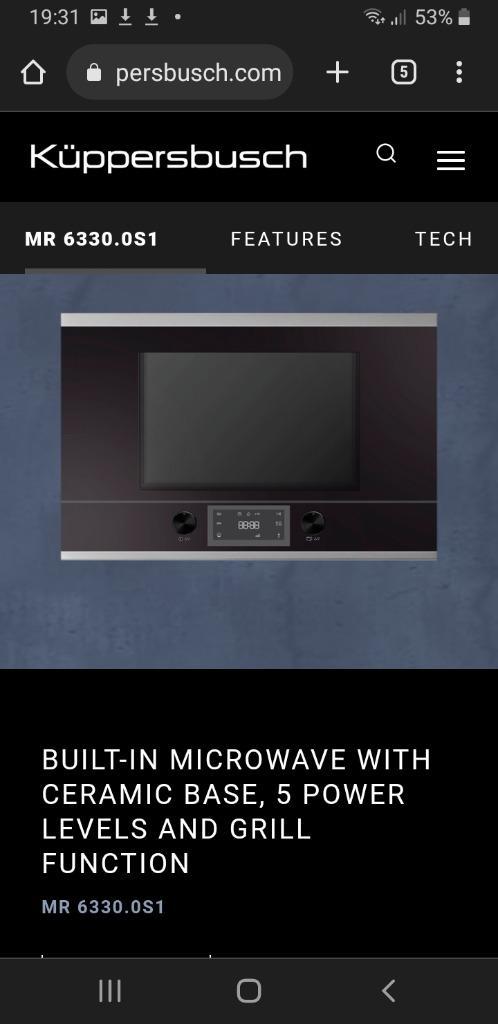 TOUT NOUVEAU Four micro-ondes encastrable inox toujours emba, Electroménager, Micro-ondes, Neuf, Encastré, 45 à 60 cm, Gril, Air chaud