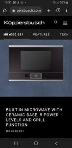 TOUT NOUVEAU Four micro-ondes encastrable inox toujours emba, Gril, Enlèvement, 45 à 60 cm, Micro-ondes