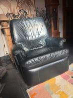Relax zetel leer, Huis en Inrichting, Ophalen, Gebruikt, Leer