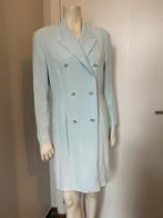 Guy Laroche FR40 Vintage hemelsblauwe lange blazerjas, Ophalen of Verzenden, Zo goed als nieuw, Blauw