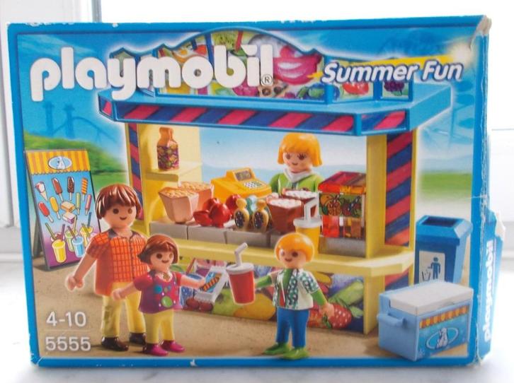 PLAYMOBIL SUMMER FUN 5555  -  STAND DE FRIANDISES, Enfants & Bébés, Jouets | Playmobil, Utilisé, Enlèvement