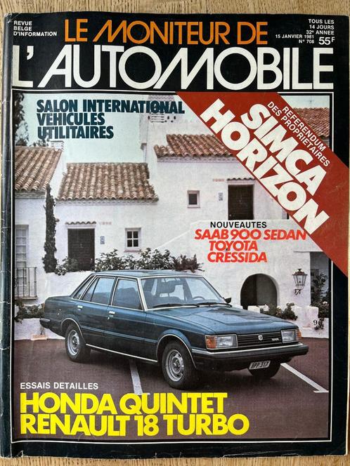 Le Moniteur de l'Automobile 708, Boeken, Auto's | Folders en Tijdschriften, Gelezen, Verzenden